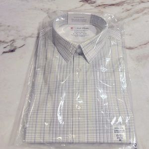 NEW Mens Calvin Klein Extreme Slim Fit Buttondown Size- M